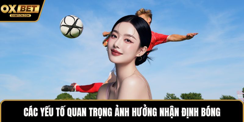 Các yếu tố quan trọng ảnh hưởng nhận định bóng